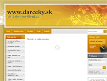 Tablet Screenshot of darceky.sk